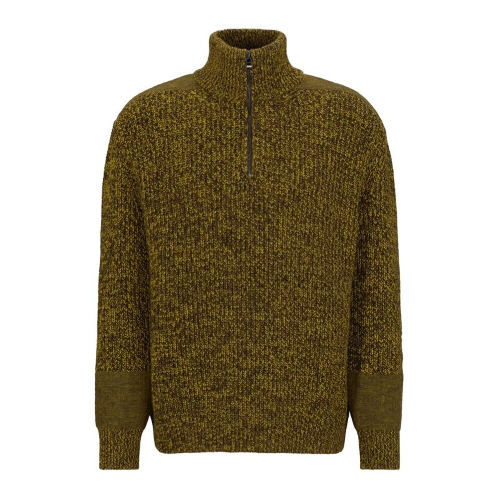Boss Mens Regular Sweater Top / Green